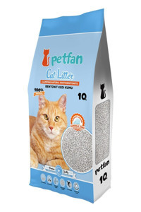 Petfan Marsilya Sabunu Kokulu Topaklanan İnce Taneli Bentonit Kedi Kumu 10 lt