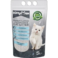 Kitty Max Marsilya Sabunu Kokulu Topaklanan Kalın Taneli Bentonit Kedi Kumu 5 lt