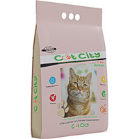 Cat City Bebek Pudrası Kokulu Topaklanan İnce Taneli Bentonit Kedi Kumu 10 lt