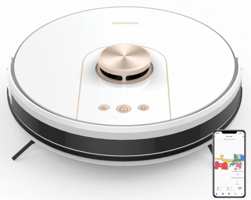 Homend Alex Laser Pro 1285H Haritalı Hepa Filtreli & Gold Robot Süpürge
