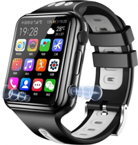 Teknofonik G-17 W5S Android GPS Silikon Kordon Kare Kameralı Çocuk Akıllı Saat Siyah