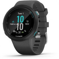 Garmin Swim 2 Su Geçirmez 42 mm Silikon Kordon Daire Unisex Akıllı Saat Siyah