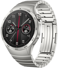 Huawei Watch GT 4 (55020BGU) HarmonyOS Su Geçirmez 46 mm Paslanmaz Çelik Kordon Daire Unisex Akıllı Saat Gümüş