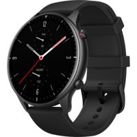 Amazfit GTR 2 Sport Su Geçirmez 46.4 mm Silikon Kordon Daire Unisex Akıllı Saat Siyah