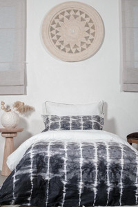 Ecocotton Pamuk Dört Mevsim 160 x 220 cm Modern Tek Kişilik Nevresim Takımı Siyah