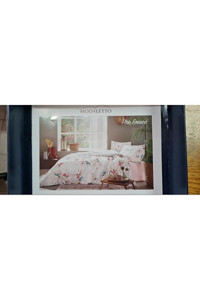 Özdilek Pamuk Polyester Kışlık 160 x 220 cm Çiçekli Tek Kişilik Nevresim Takımı Pudra