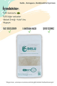 Belu Gıda Atölyesi Tahıllı Semiz Otlu Kaşık Maması 100 gr