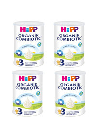 Hipp Combiotic Tahılsız Glutensiz Organik Probiyotikli 3 Numara Devam Sütü 4x350 gr