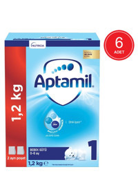Aptamil Yenidoğan Probiyotikli 1 Numara Devam Sütü 6x1.2 kg