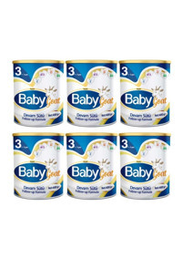 Baby Goat Keçi Sütlü Probiyotikli 3 Numara Devam Sütü 6x400 gr