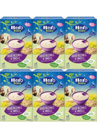 Hero Baby Gece Tahıllı Rezeneli Kaşık Maması 6x200 gr