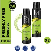 Fa Freshly Free Pudrasız Ter Önleyici Sprey Kadın Deodorant 2x50 ml