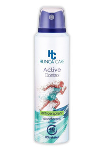 Hunca Care Active Control Pudrasız Ter Önleyici Antiperspirant Sprey Erkek Deodorant 150 ml