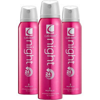 Caldion Night Pudrasız Ter Önleyici Sprey Kadın Deodorant 3x150 ml