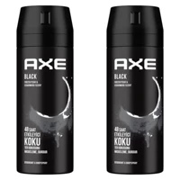 Axe Black Pudrasız Ter Önleyici Sprey Erkek Deodorant 2x150 ml