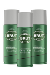 Brut Original Pudrasız Sprey Erkek Deodorant 3x200 ml