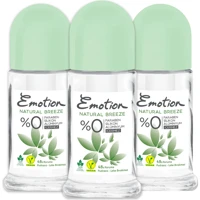 Emotion Natural Breeze Pudrasız Ter Önleyici Roll-On Kadın Deodorant 3x50 ml