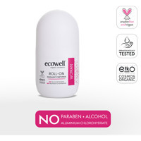 Ecowell Pudrasız Organik Roll-On Kadın Deodorant 75 ml