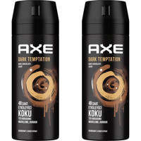 Axe Dark Temptation Pudrasız Ter Önleyici Sprey Erkek Deodorant 2x150 ml