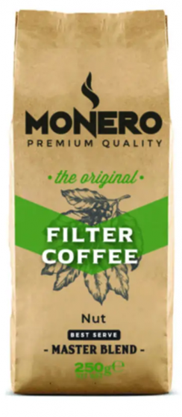 Monero Fındık Aromalı Öğütülmüş Filtre Kahve 250 gr