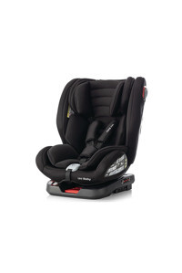 Uni Baby Cool Fix Isofixli-Emniyet Kemerli 360 Derece Dönen 0-36 kg Yatabilen Yükseklik Ayarlı Çift Yönlü Oto Koltuğu Siyah