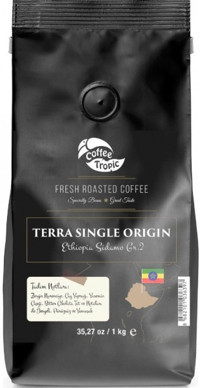 Coffee Tropic Terra Single Origin Ethiopia Sidamo Arabica Çekirdek Filtre Kahve 1 kg