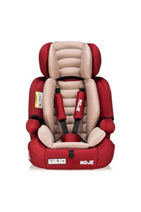 Moje Climp Emniyet Kemerli 9-36 kg Yatabilen Sürüş Yönü Oto Koltuğu Bordo Krem