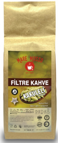 Mare Mosso Kakule Aromalı Arabica Öğütülmüş Filtre Kahve 1 kg