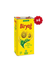 Biryağ Teneke Ayçiçek Yağı 4x5 lt