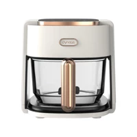 Dynoas Elite Airfryer 5.5 lt Tek Hazneli Led Ekranlı Yağsız Sıcak Hava Fritözü Beyaz