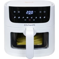 Xiaomi KitchenMi Airfryer 6 lt Tek Hazneli Led Ekranlı Yağsız Sıcak Hava Fritözü Beyaz