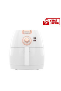 Sem SC300 Airfryer 5 lt Tek Hazneli Yağsız Sıcak Hava Fritözü Beyaz