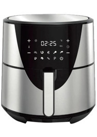Arow OdeTTa TR-3955 Airfryer 8 lt Tek Hazneli Led Ekranlı Yağsız Fritöz Gri