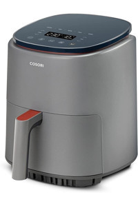 Cosori Airfryer 3.8 lt Tek Hazneli Izgara Yapan Led Ekranlı Yağsız Sıcak Hava Fritözü Gri