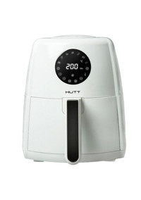 Hutt Airfryer 3.5 lt Tek Hazneli Izgara Yapan Led Ekranlı Yağsız Sıcak Hava Fritözü Beyaz