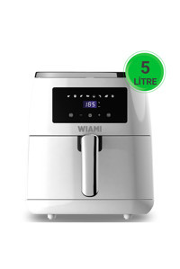Wiami Airfryer 5 lt Tek Hazneli Led Ekranlı Sıcak Hava Fritözü Beyaz