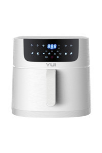 Yui M50 MaxiFry Airfryer 8 lt Tek Hazneli Izgara Yapan Yağsız Sıcak Hava Fritözü Beyaz