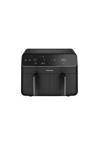 Grundig Airfit™ Twin FR 7284 Airfryer 8.5 lt İki Hazneli Led Ekranlı Yağsız Sıcak Hava Fritözü Siyah