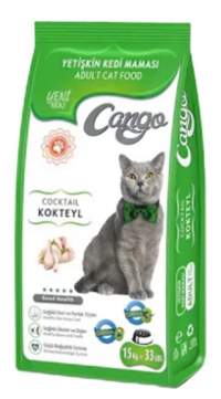 Cango Kokteyl Tavuklu Tahıllı Yetişkin Kuru Kedi Maması 15 kg