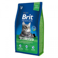 Brit Premium Ciğerli Tavuklu Kısırlaştırılmış Tahıllı Yetişkin Kuru Kedi Maması 8 kg