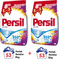 Persil Renkliler İçin 106 Yıkama Toz Deterjan 2x8 kg