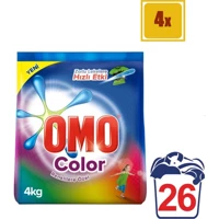 Omo Matik Renkliler İçin 104 Yıkama Toz Deterjan 4x4 kg