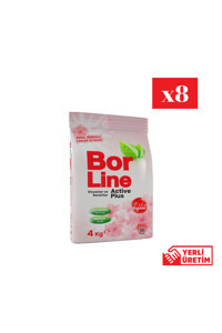 Borline Matik Bahar Esintisi Renkliler ve Beyazlar İçin 240 Yıkama Toz Deterjan 8x4 kg