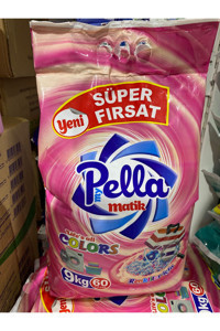Pella Renkliler İçin 60 Yıkama Toz Deterjan 9 kg