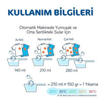 Bingo Oksijen Doğal İçerikli Renkliler ve Beyazlar İçin 33 Yıkama Toz Deterjan 5 kg