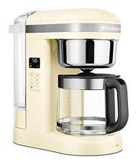 Kitchenaid 5KCM1209EAC Zaman Ayarlı Plastik Filtreli Karaf 1.7 L Hazne Kapasiteli 12 Fincan Akıllı 1100 W Beyaz Filtre Kahve Makinesi