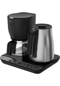 Grundig Zaman Ayarlı Plastik Filtreli Karaf 2.6 L Hazne Kapasiteli 6 Fincan 1800 W İnox Filtre Kahve Makinesi