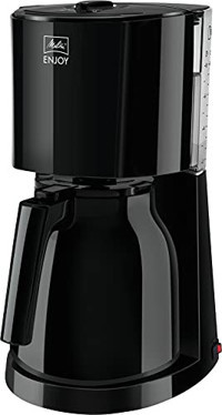 Melitta Enjoy Therm 1017-06 Plastik Filtreli Termoslu 1 L Hazne Kapasiteli 10 Fincan 1050 W Siyah Filtre Kahve Makinesi