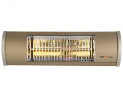 Cafesun KS-2600 Bright Nikel 2000 Watt Duvar Tipi Infrared Isıtıcı Bronz