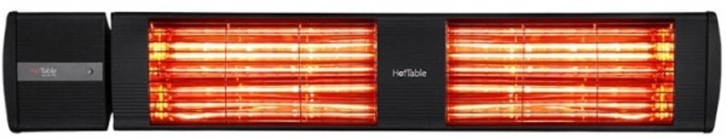 Hottable Supreme Plus 4000 Watt Duvar Tipi Infrared Isıtıcı Siyah